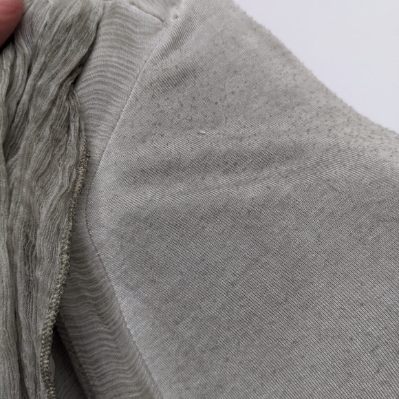 Soft Surroundings Gray Embroidered Top - Picture 5 of 10